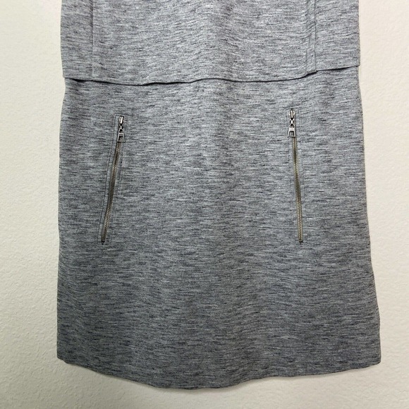Talula Verone Gray Zipper Shift Dress Sz XS - Picture 5 of 9